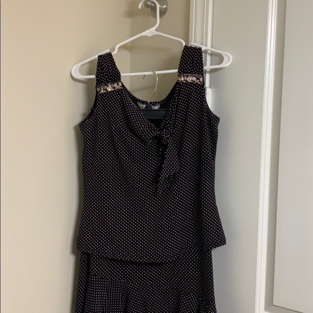 2 piece sleeveless dress